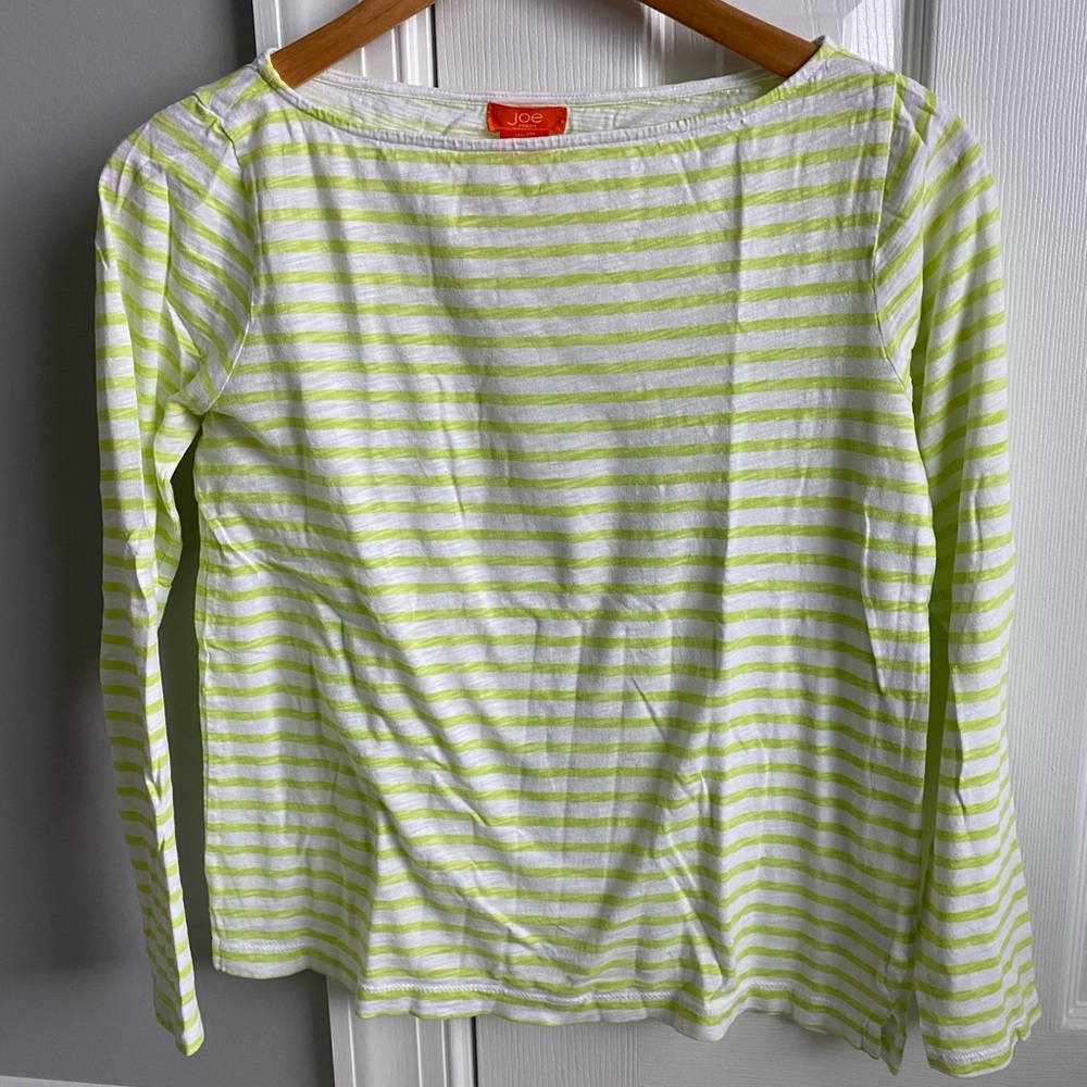Joe Fresh Stripes 3/4 Summer Shirt Size Medium
